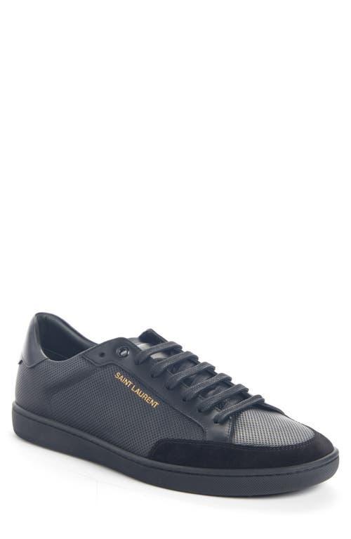 Mens SL/06 Signature Perforated Leather Low-Top Sneakers Product Image