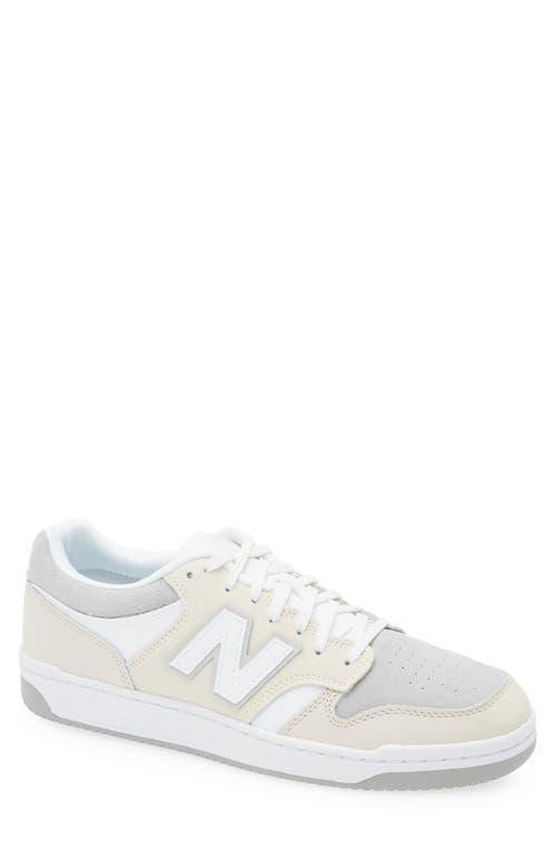 New Balance Womens 480 Colorblock Suede Court Lifestyle Sneakers Product Image