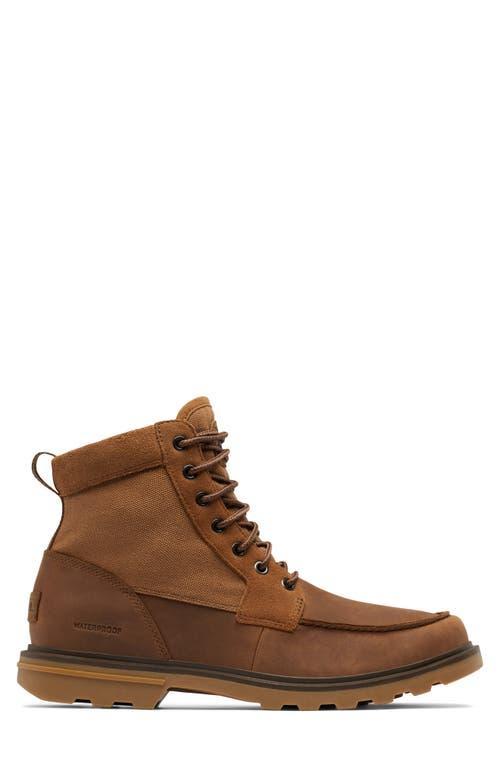SOREL Men's Carson Moc-toe Waterproof Boot Men's Shoes In Velvet Tan,umber Product Image