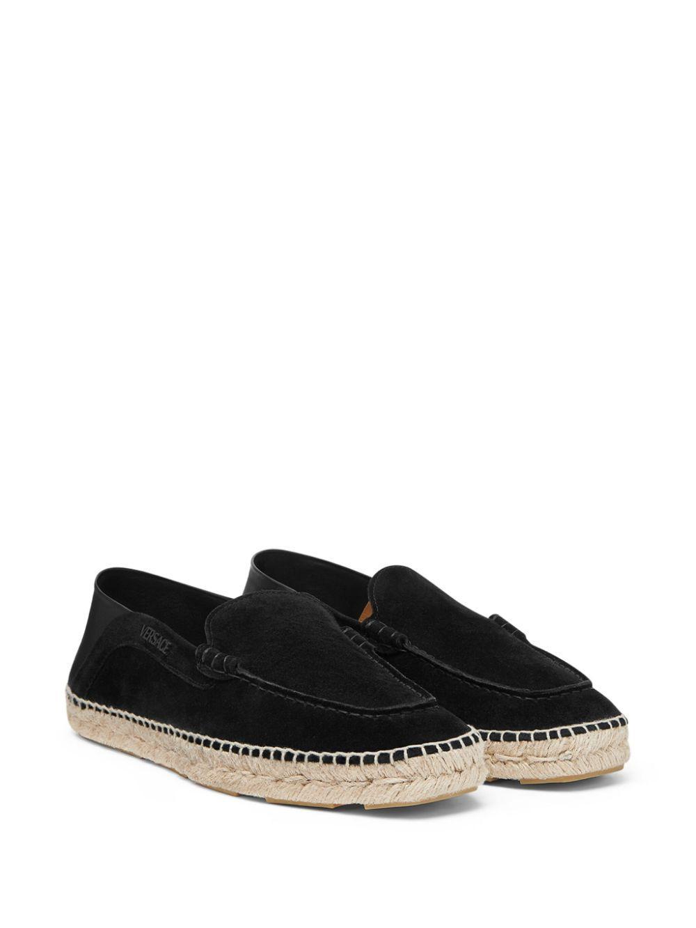 logo-print suede espadrilles Product Image