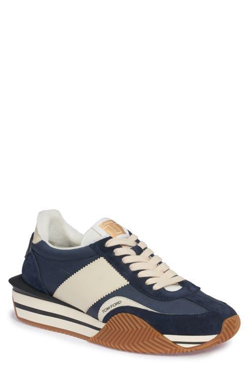 Mens Suede Running Sneakers Product Image