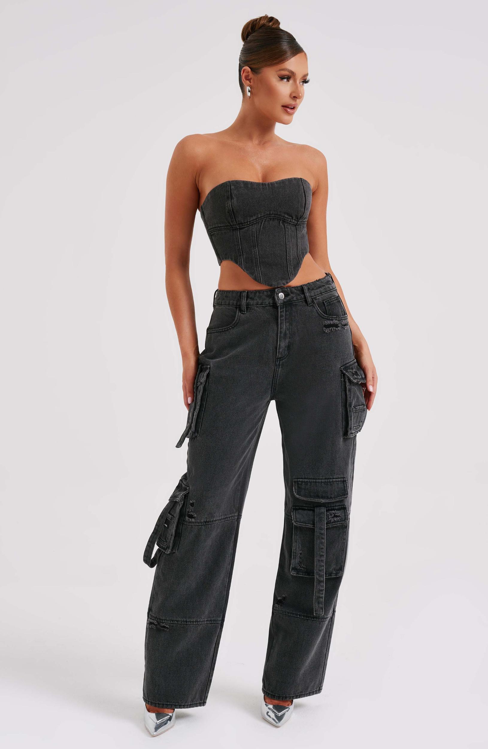 Brooklyn Cargo Pant - Black Product Image