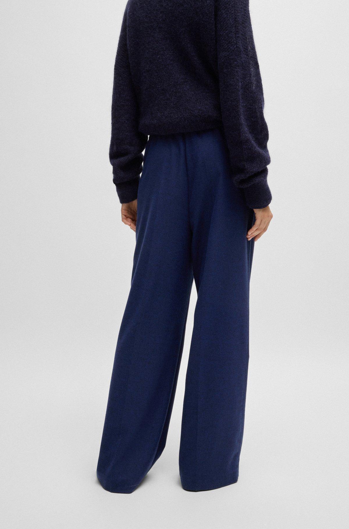 Relaxed-fit trousers with a wide leg Product Image