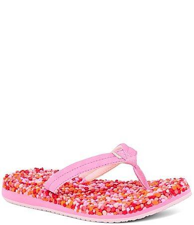 Sanuk Womens Bubblecush Rainbow Flip Flops Product Image