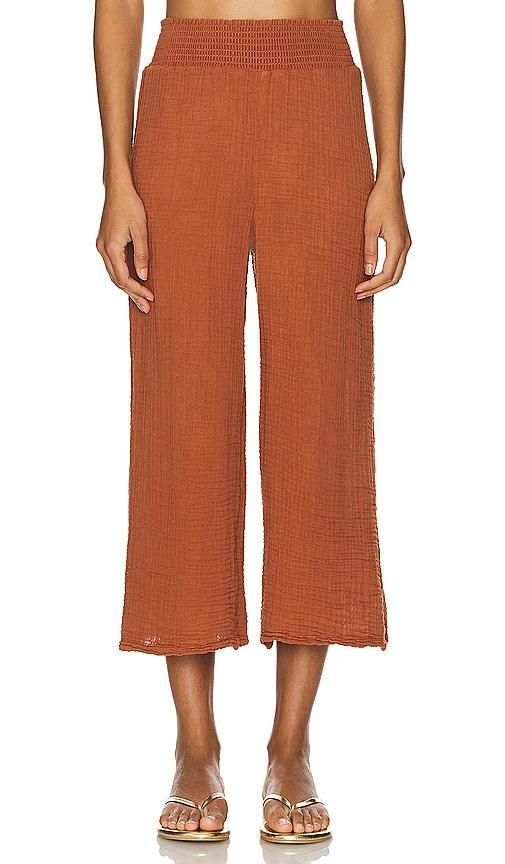 Medina Smocked Waist Cropped Pant Michael Stars Product Image