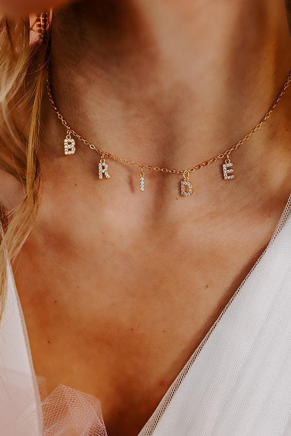 Bride Dainty Necklace Product Image