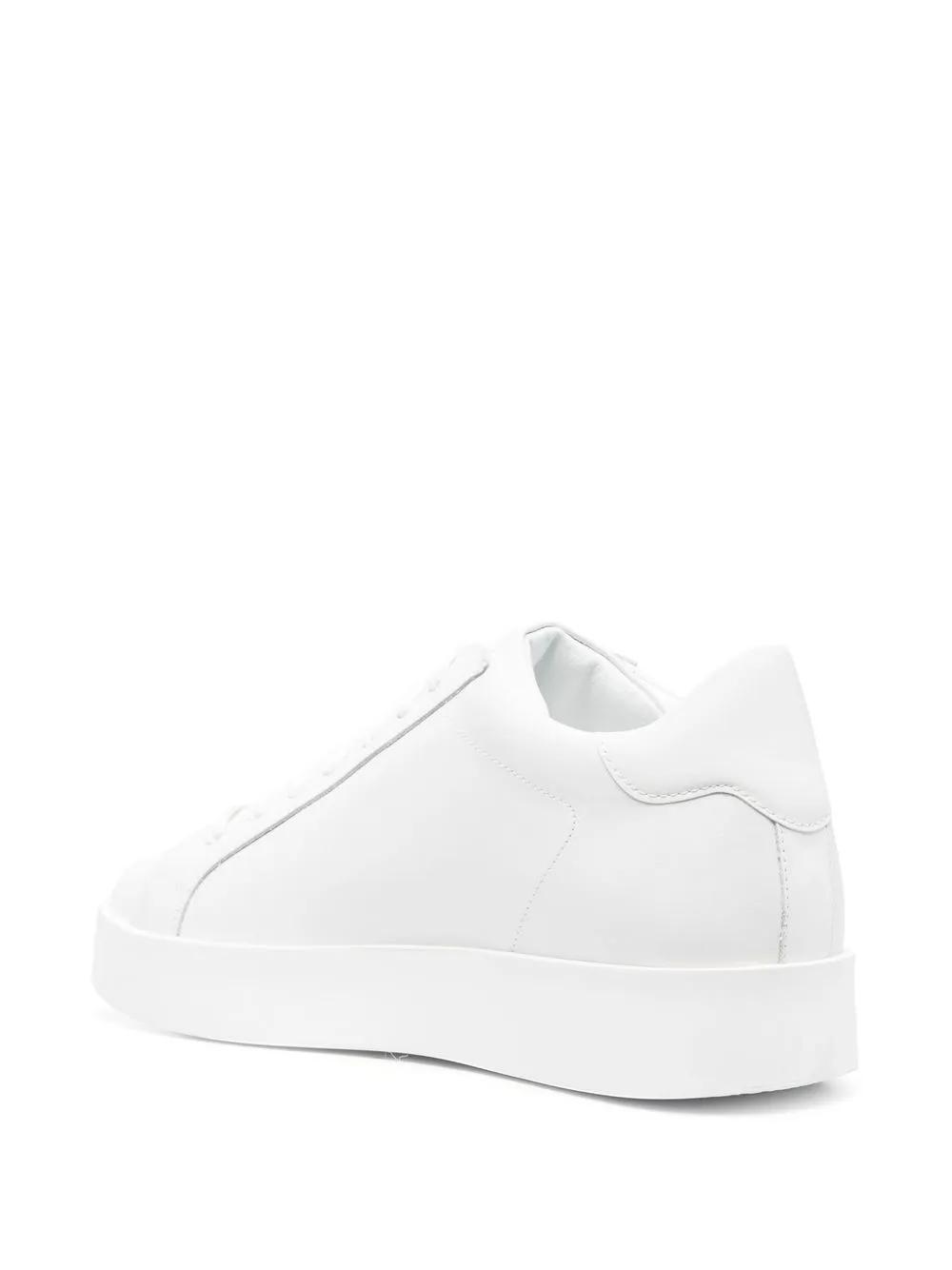 low-top leather sneakers Product Image