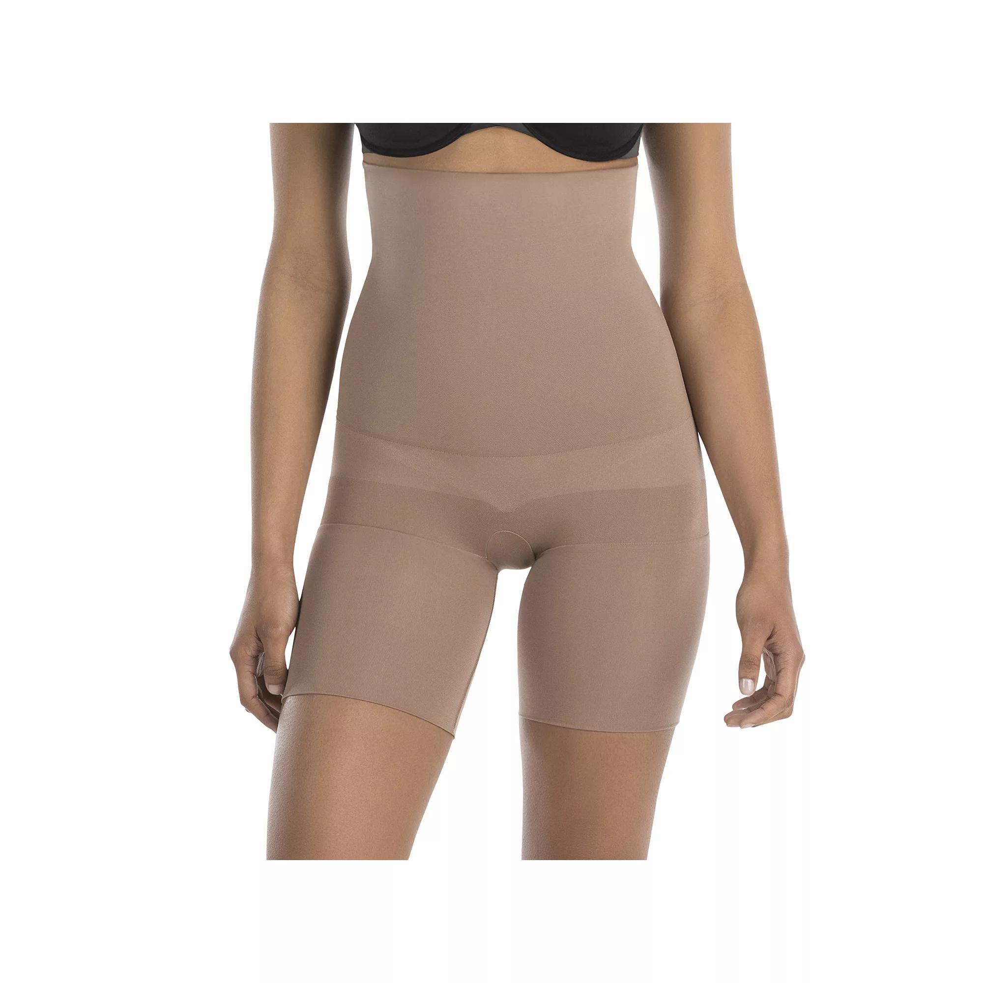RED HOT by SPANX® Women's Ultra-Firm Control Shapewear Flat Out Flawless High-Waist Mid-Thigh Body Shaper FS4015, Size: Small, Naked Product Image