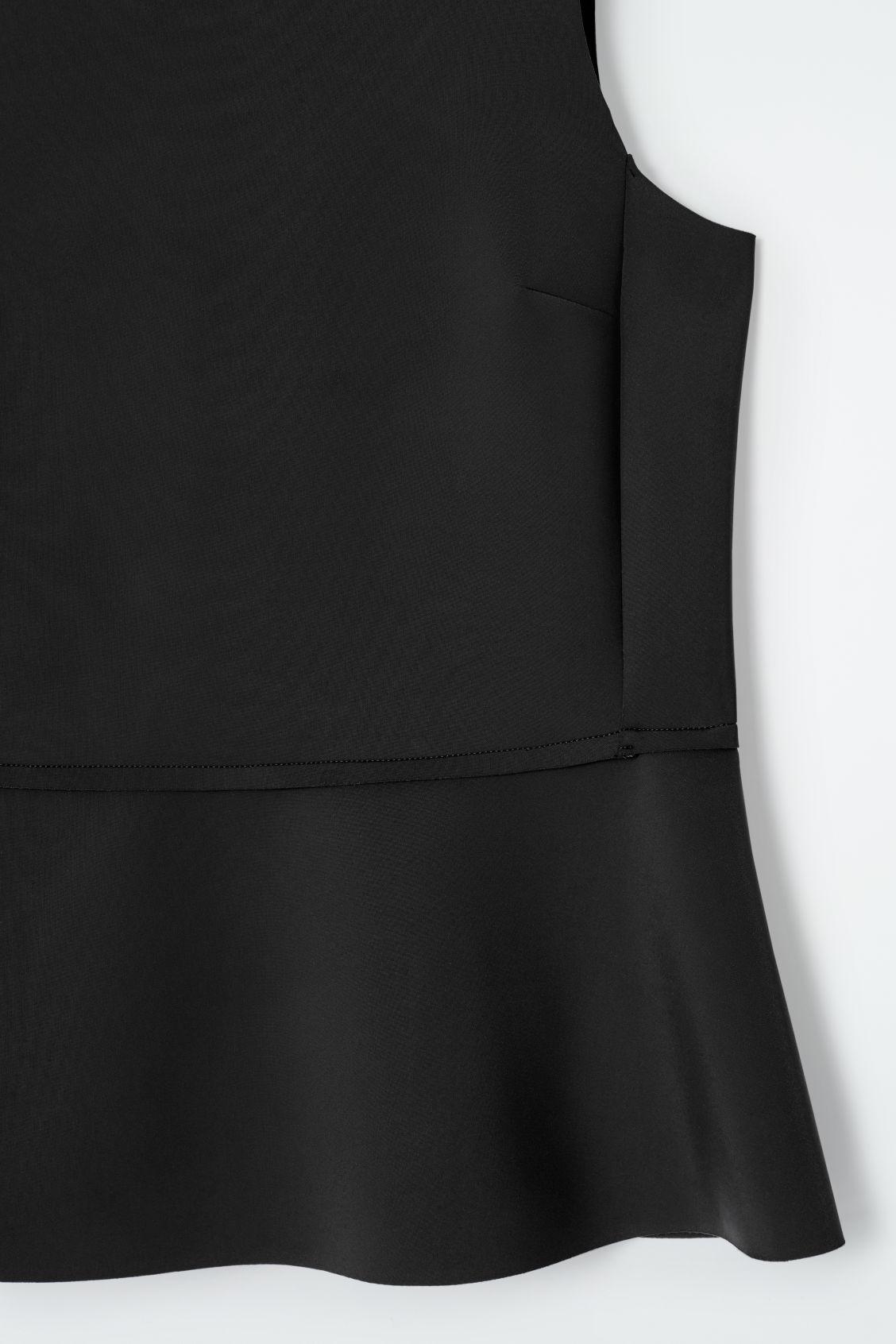PEPLUM SCUBA TANK TOP Product Image