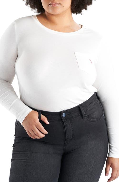 Womens Long-Sleeve Cotton T-Shirt Product Image