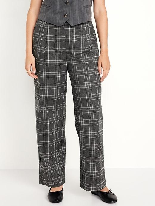 Extra High-Waisted Taylor Trouser Wide-Leg Pants Product Image
