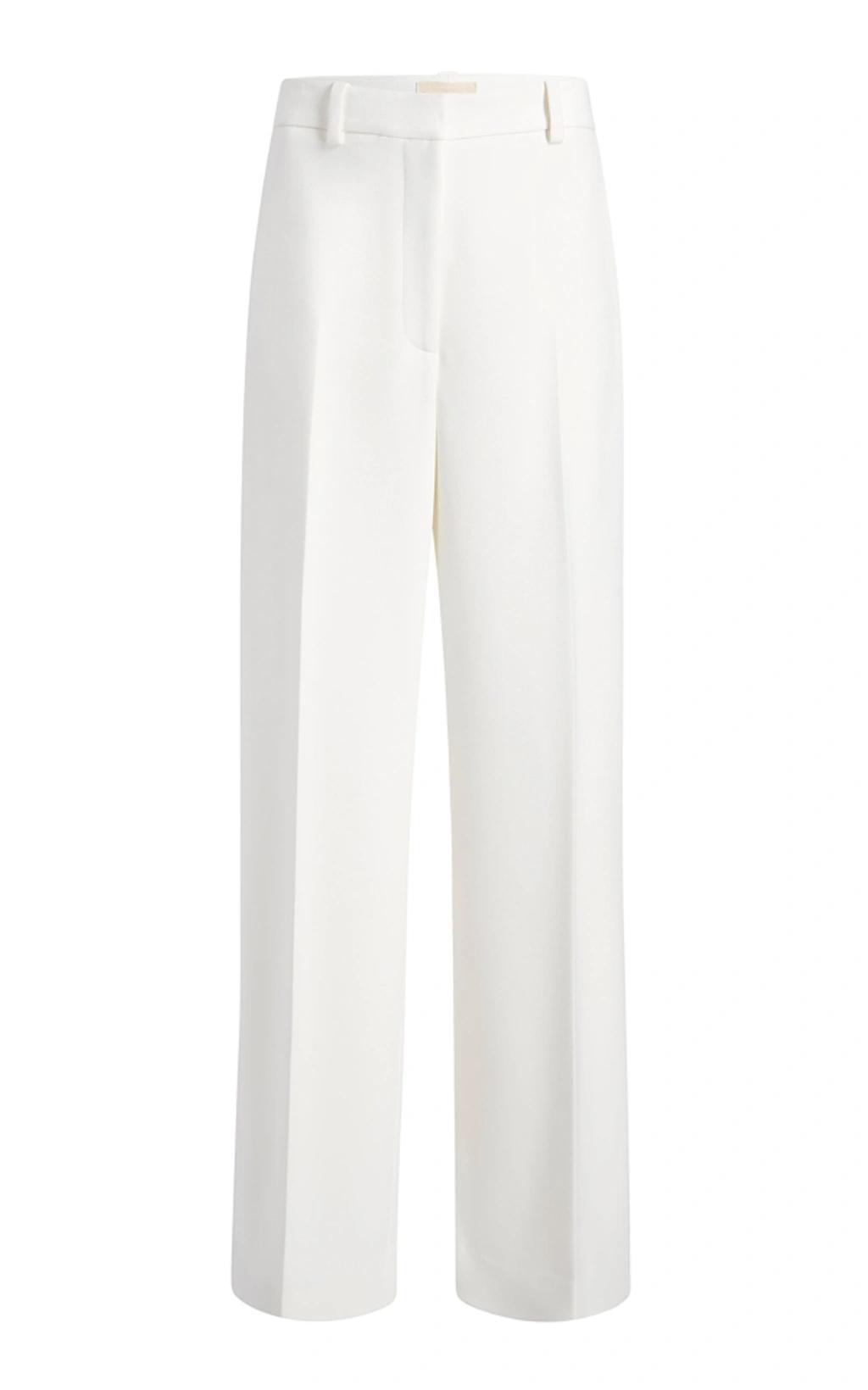 Bacall Pleated Wide-leg Pants In Chalk Product Image