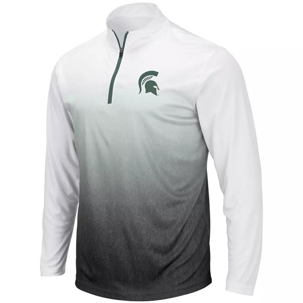 Men's Colosseum Gray Virginia Tech Hokies Magic Team Logo Quarter-Zip Jacket, Size: 2XL, Grey Product Image