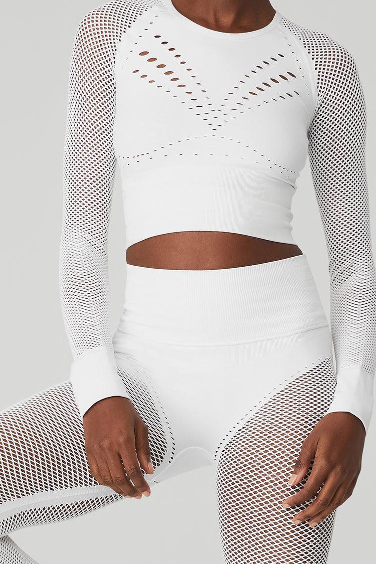 Alo Yoga | Seamless High-Waist 7/8 Limitless Open Air Legging Product Image