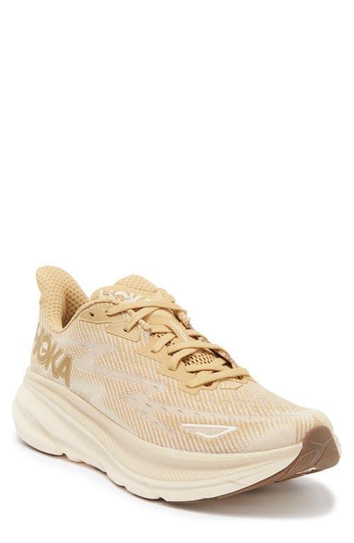 Hoka Mens Clifton 9 Running Sneakers in Navy Blue Product Image
