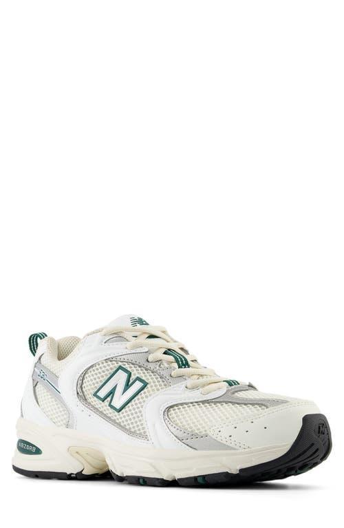 New Balance Gender Inclusive 530 Sneaker in Sea Salt/Green at Nordstrom, Size 9.5 Women's Product Image