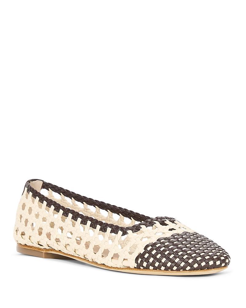 Womens Nell Crochet Leather Ballet Flats Product Image