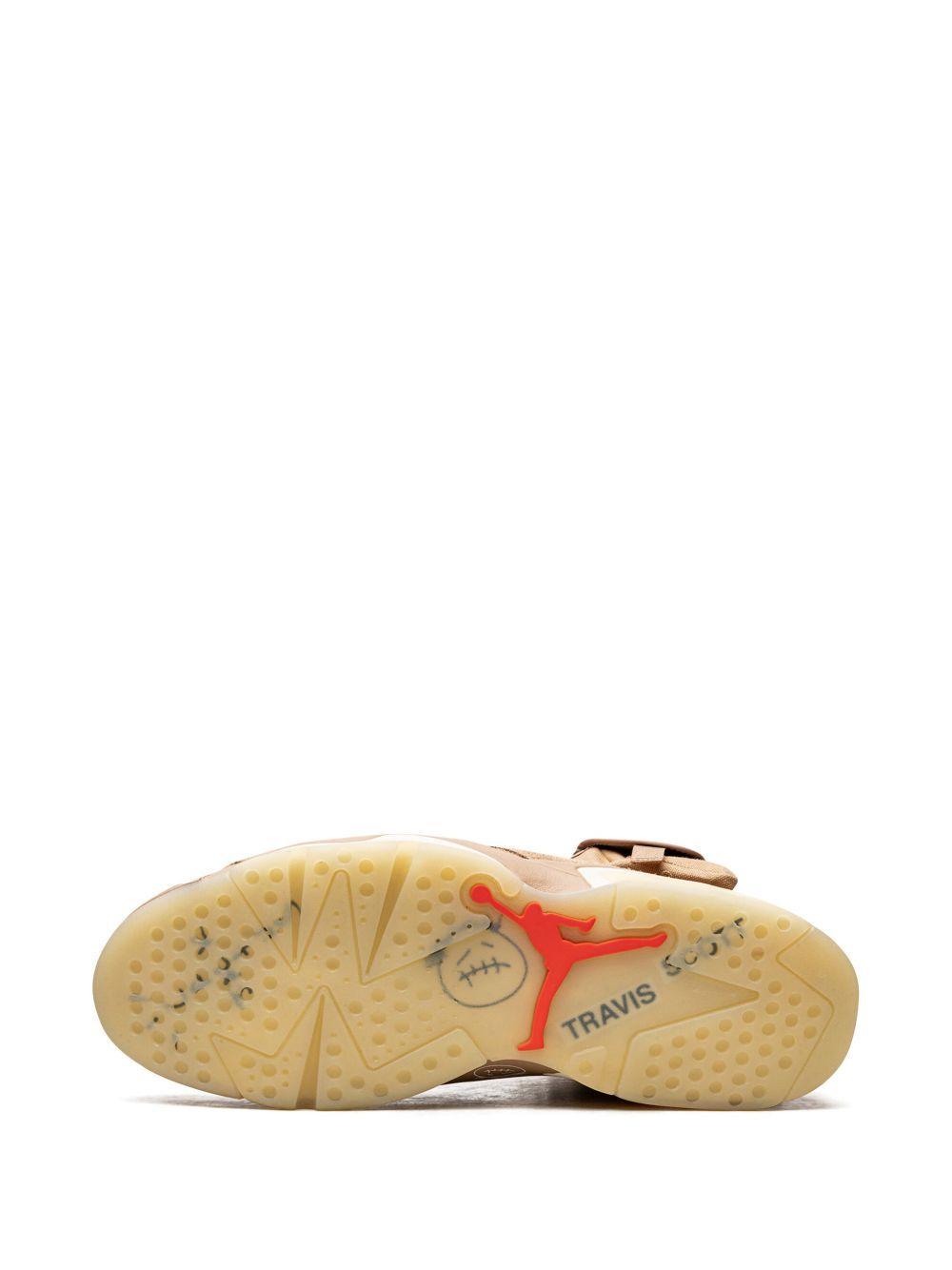 x Travis Scott Air Jordan 6 Retro SP "British Khaki Promo Sample" sneakers Product Image