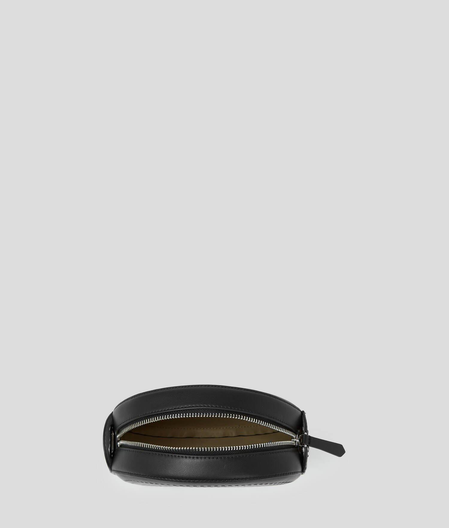 K/CIRCLE ROUND PERFORATED LOGO CROSSBODY BAG Product Image