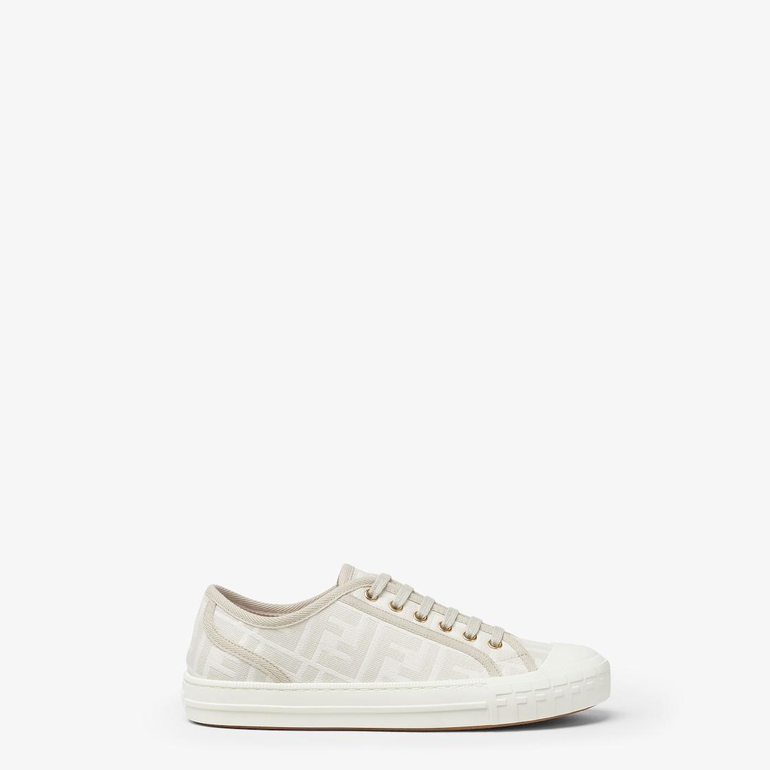 DominoWhite FF fabric low-tops Product Image