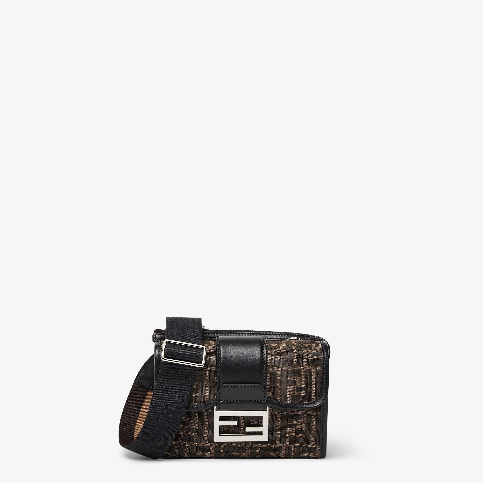 Double BaguetteBrown FF jacquard bag Product Image