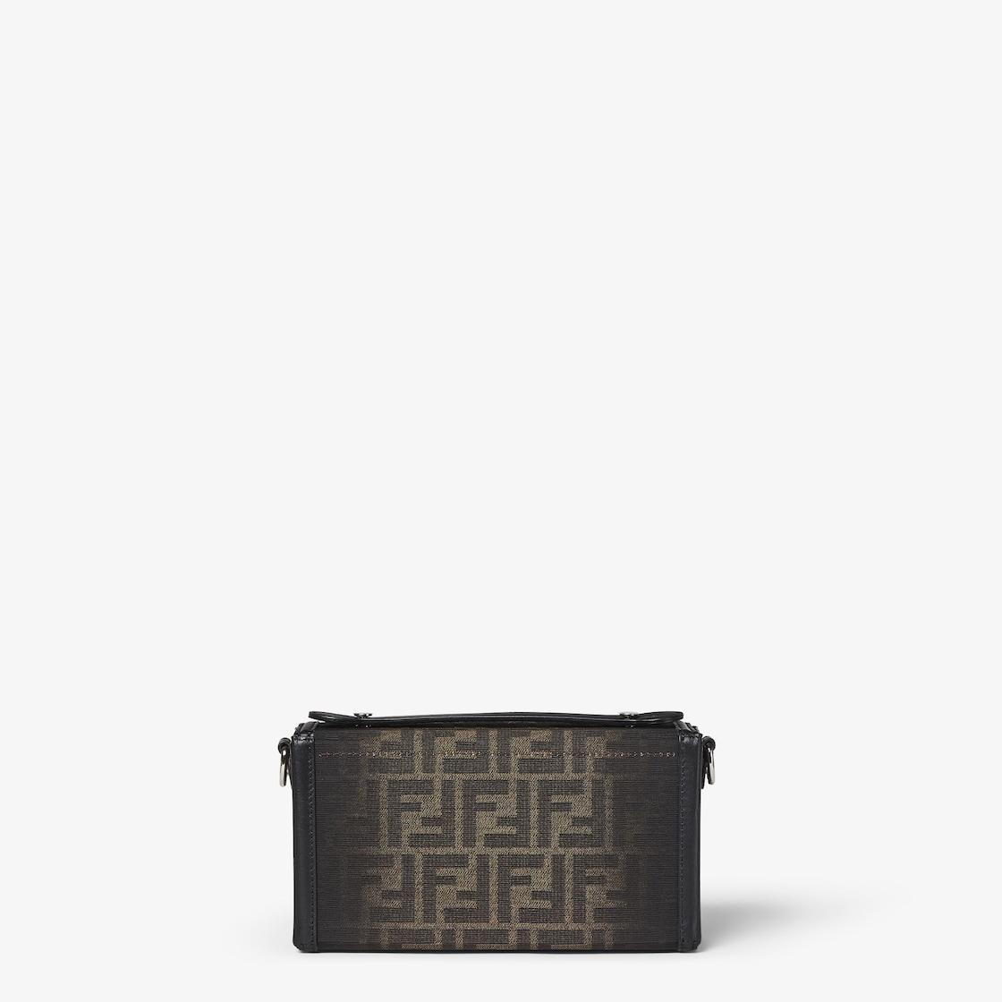 Soft Trunk BaguetteBrown FF fabric bag Product Image