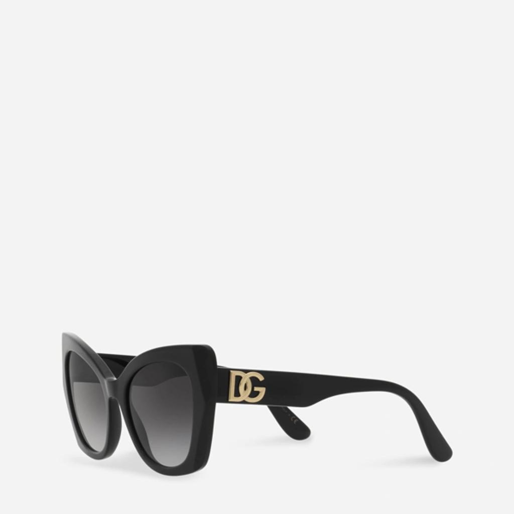 DOLCE & GABBANA Dg Crossed Sunglasses In Black Product Image