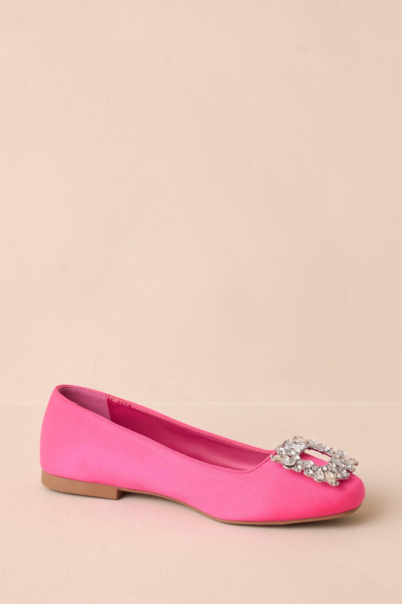 That's My Dream Hot Pink Ballet Flats Product Image