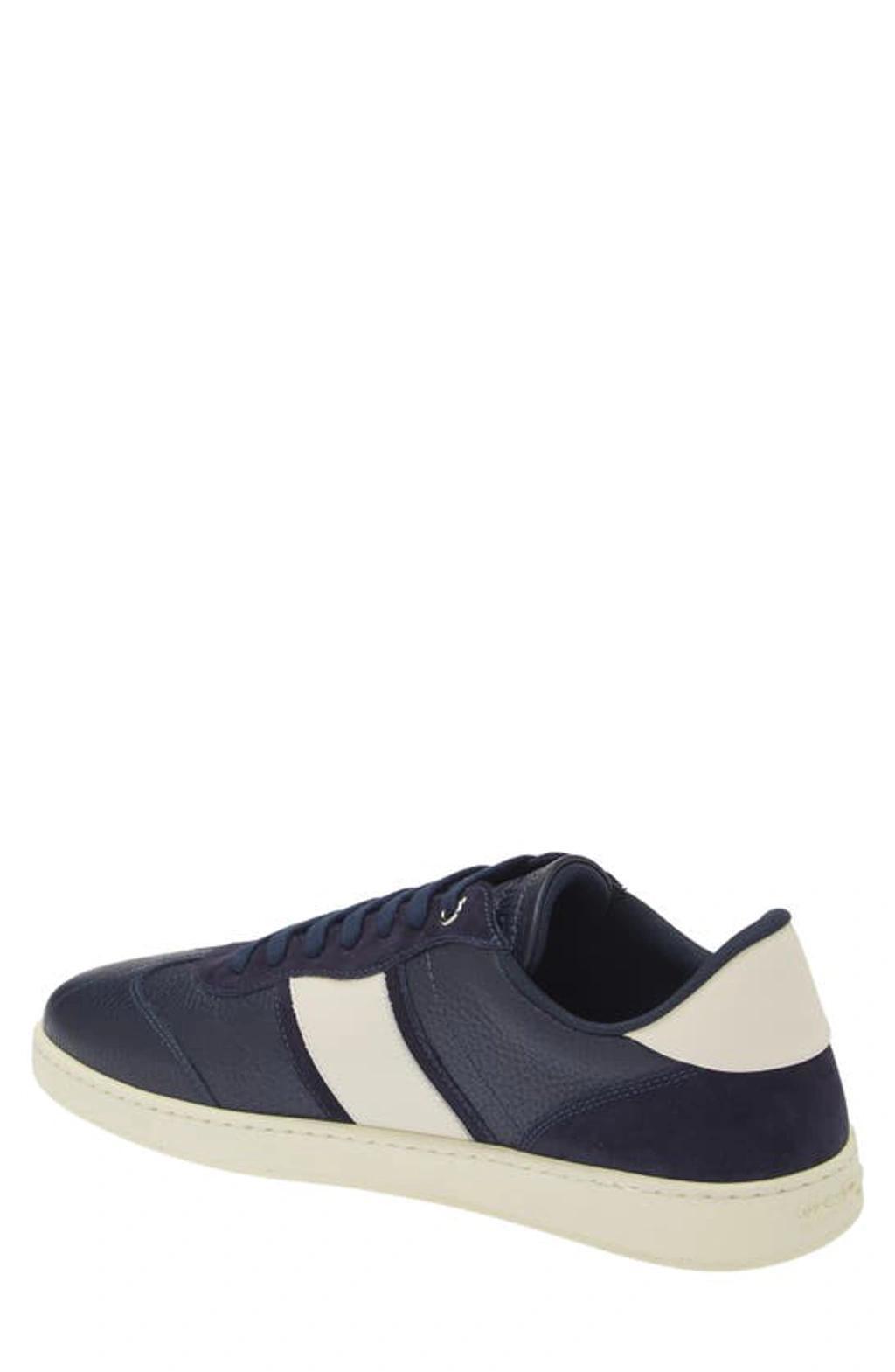 FERRAGAMO Achille 1 Low Top Sneaker In Blue Marine Product Image