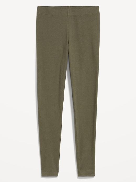 High-Waisted Jersey Leggings Product Image