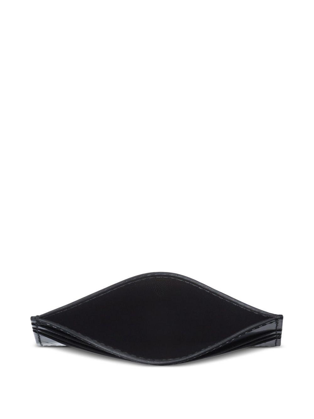 logo-embossed leather cardholder  Product Image