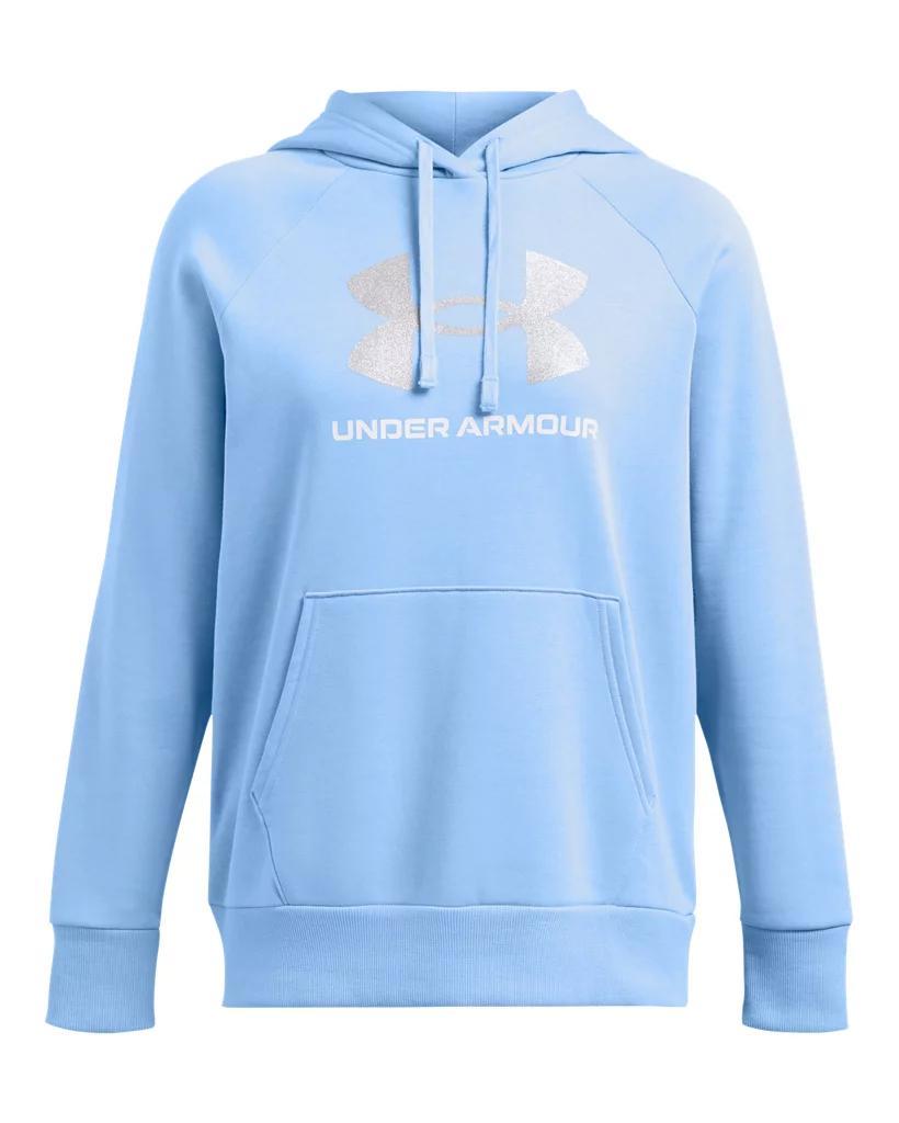 Women's UA Rival Fleece Glitter Big Logo Hoodie Product Image