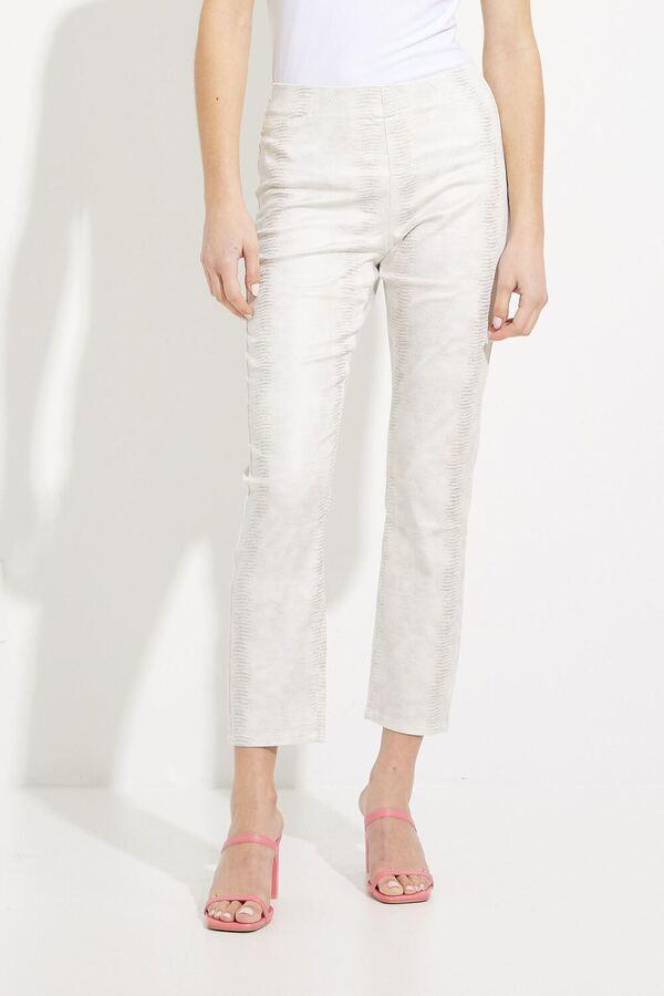 River Python Shimmer Ankle Pants by Joseph Ribkoff Product Image