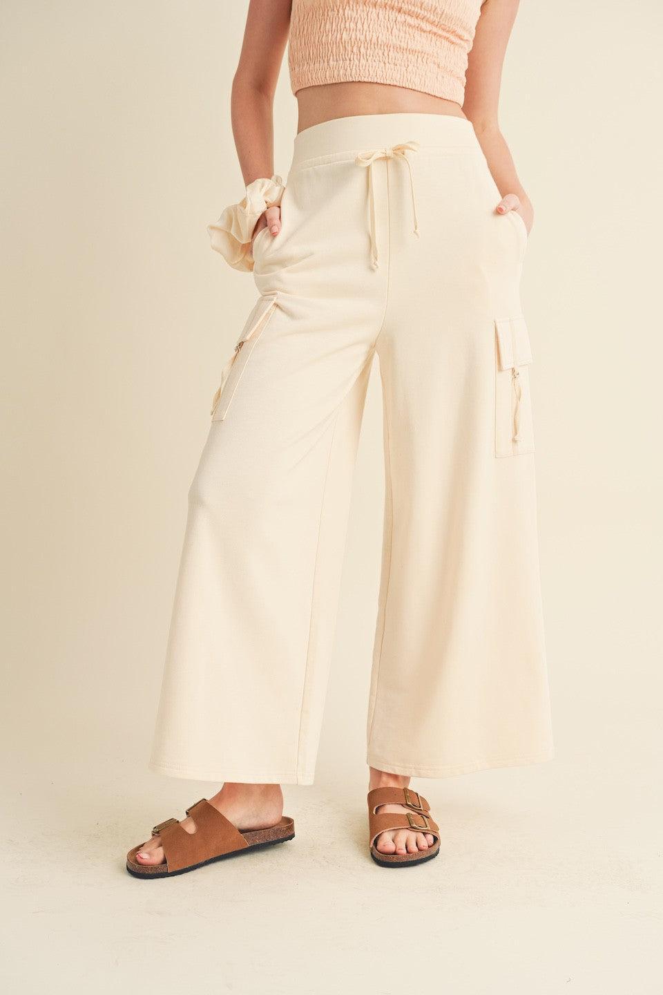 Wide Leg Cargo Pants Product Image