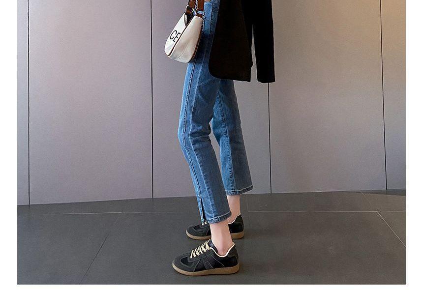 Contrast Panel Flat Sneakers Product Image