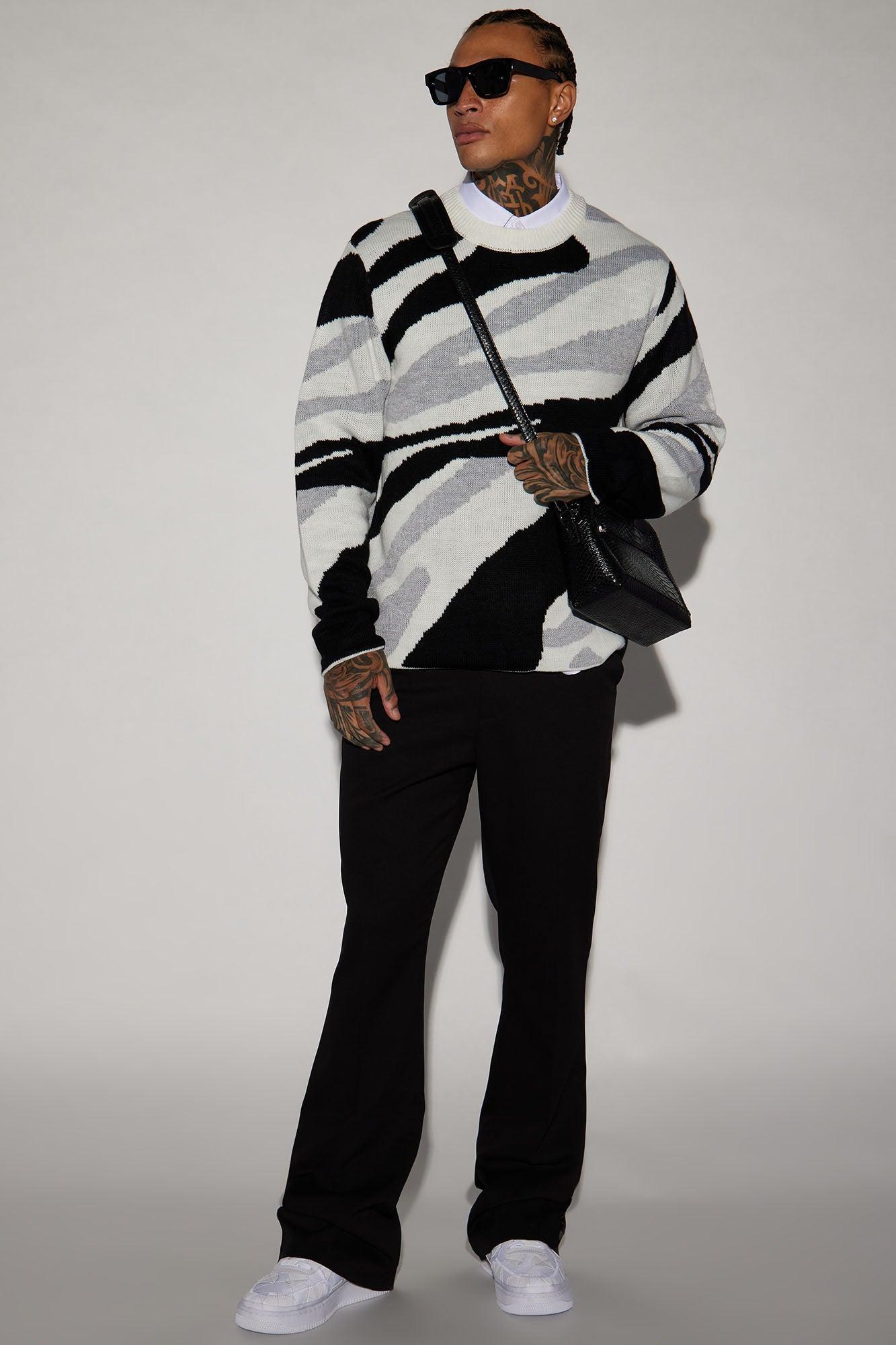 Set The Vibe Sweater - White Product Image