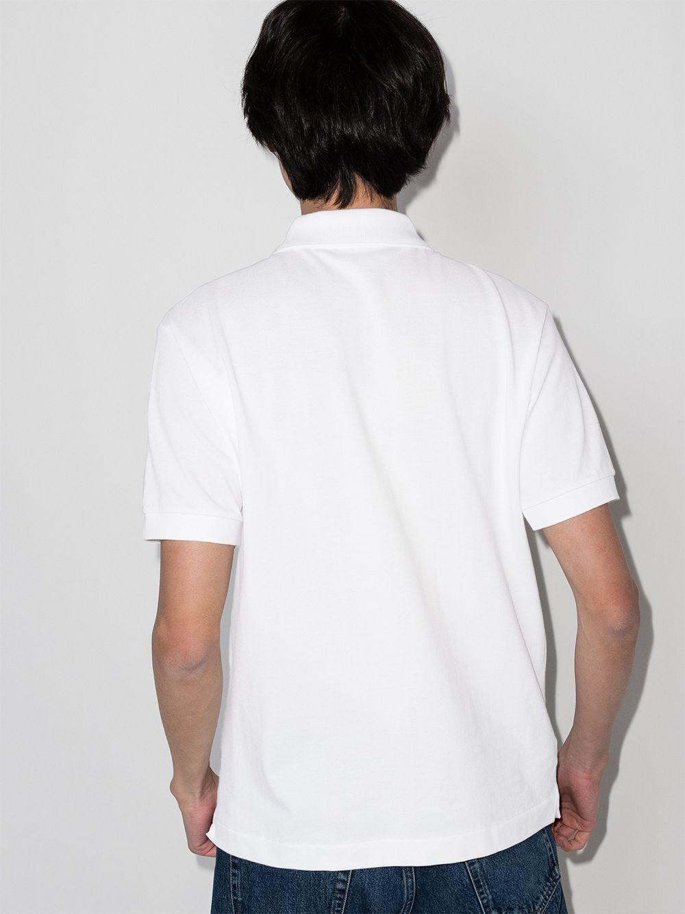 logo-patch short-sleeve polo shirt Product Image