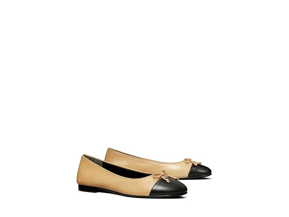 Bicolor Cap-Toe Ballerina Flats Product Image