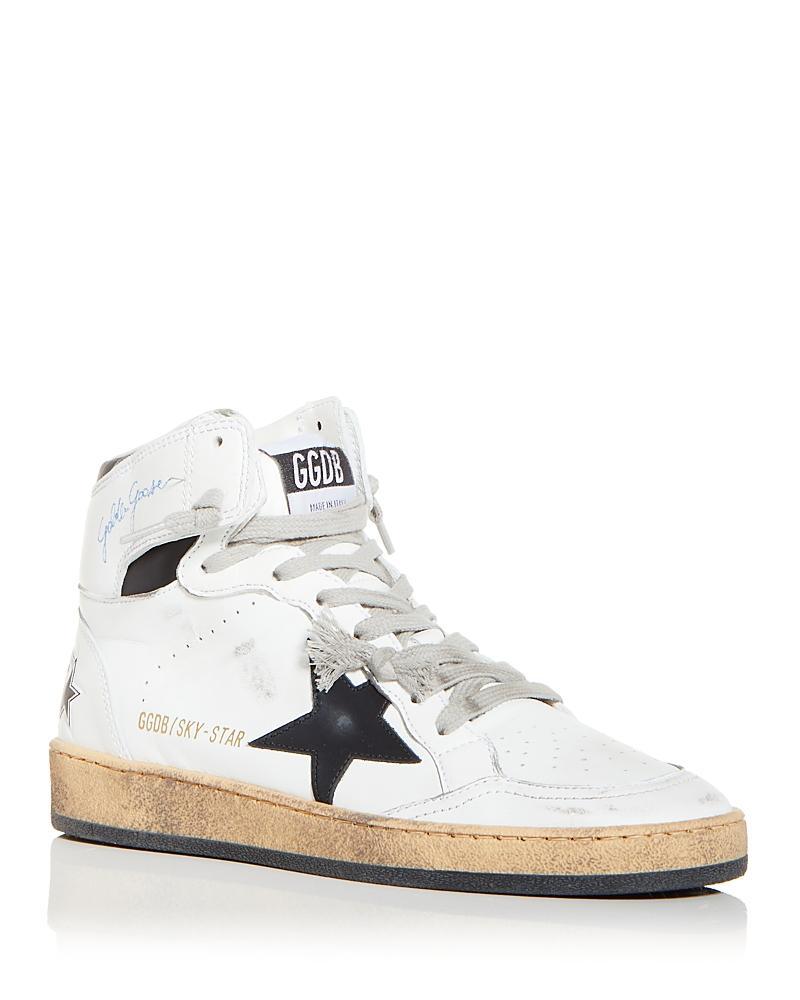 Golden Goose Womens Sky Star High Top Sneakers Product Image
