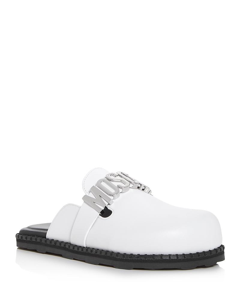 Moschino Womens Logo Mules Product Image
