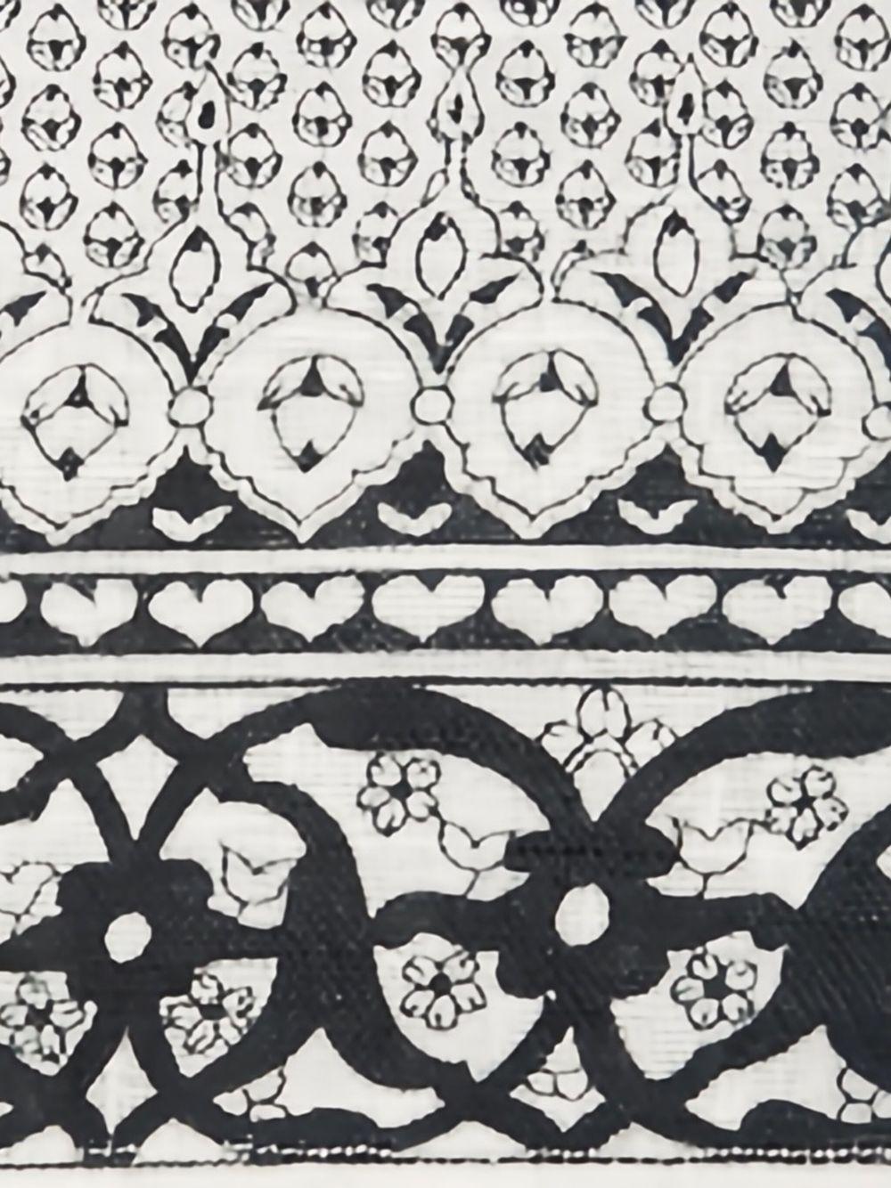 Maitan patterned linen shirt Product Image
