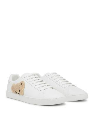 Men's New Teddy Bear Lace Up Tennis Sneakers  Product Image