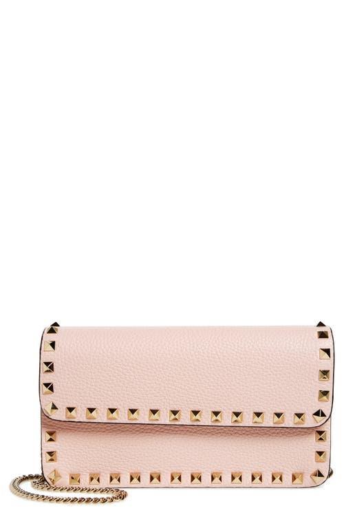 Rockstud Leather Wallet on Chain Product Image