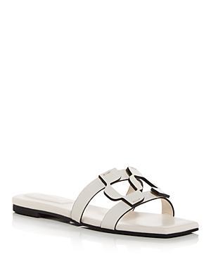 Simkhai Womens Monogram Slide Sandals Product Image