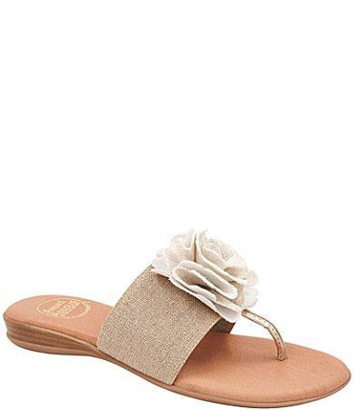 Andre Assous Womens Nara Slip On Thong Slide Sandals Product Image
