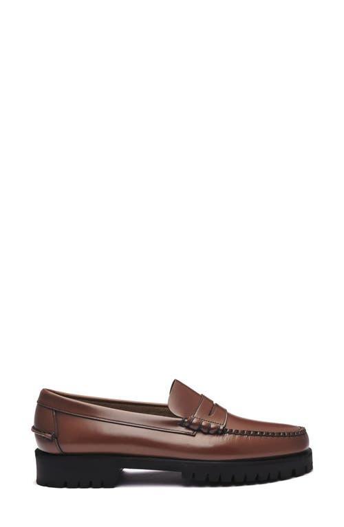 Dan Casual Lug-Sole Penny Loafers Product Image