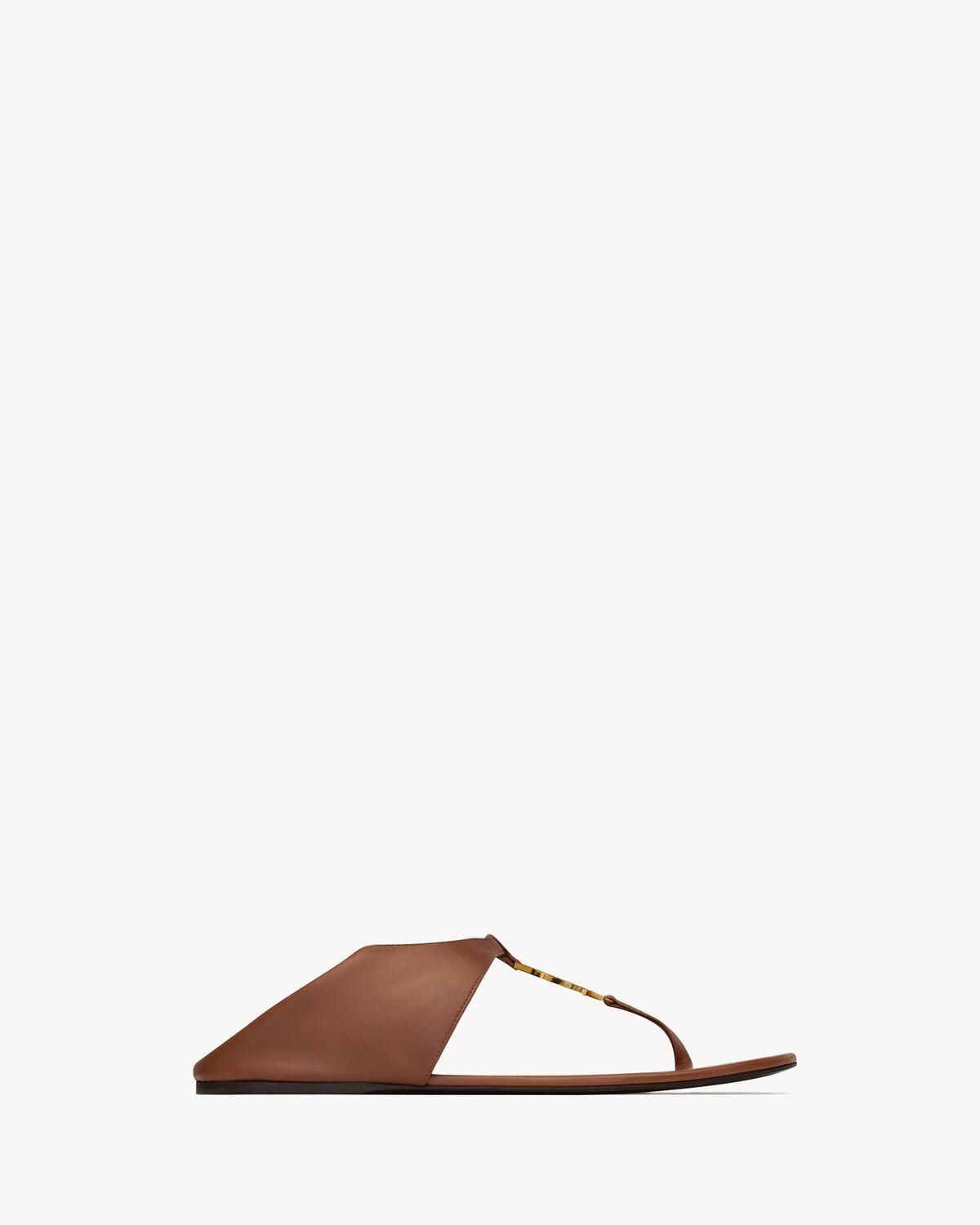 CASSANDRA sandals in smooth leather | Saint Laurent | YSL.com Product Image