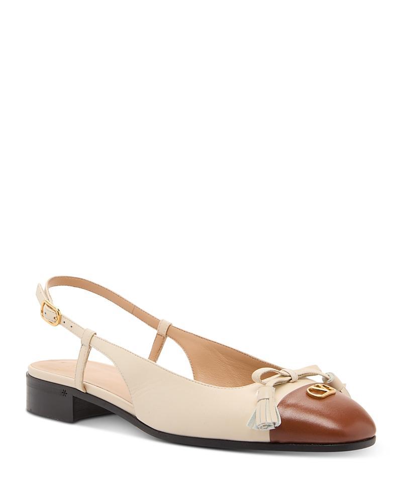 Womens Valet Du Roi Kid Slingback Ballerinas 25MM Product Image