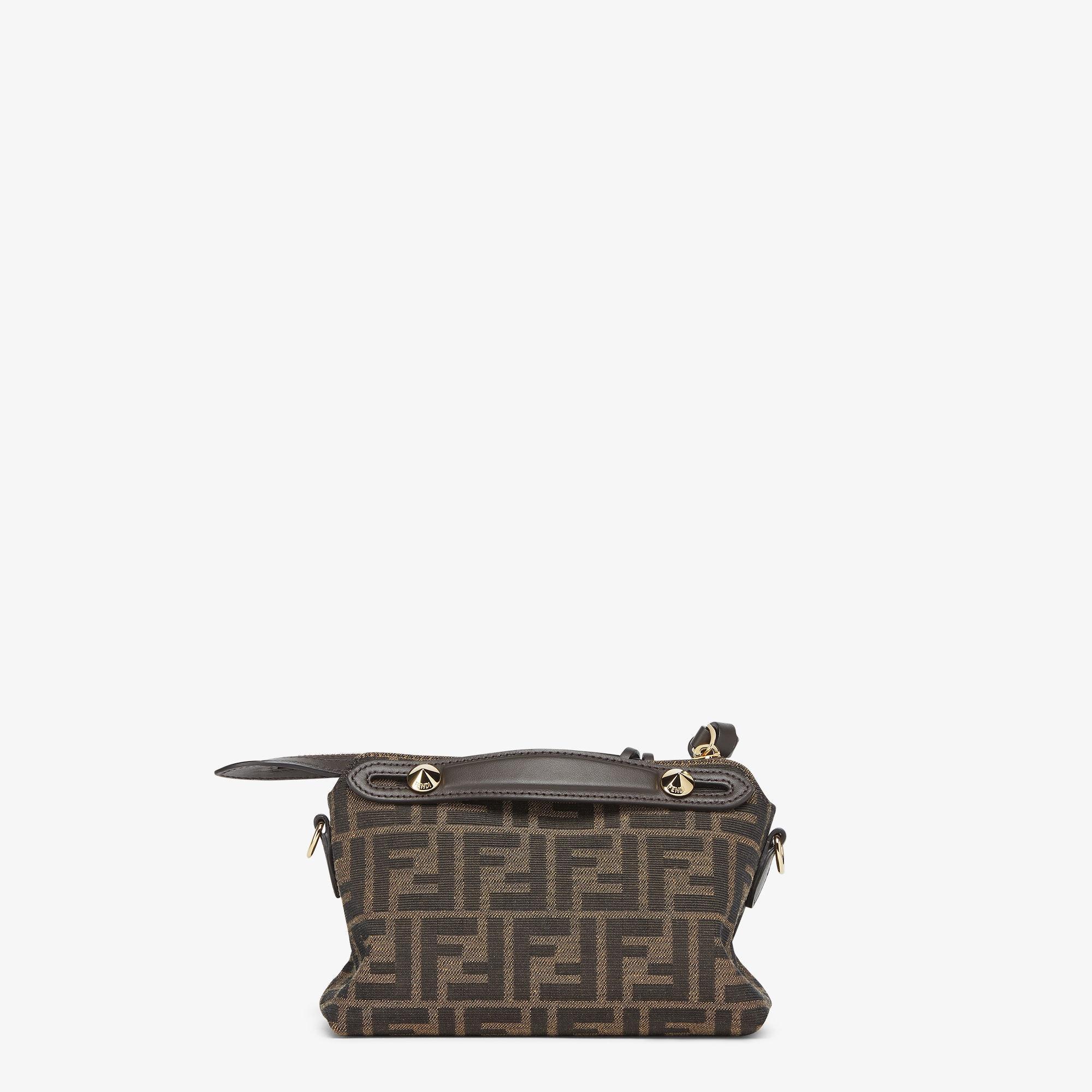 By The Way Soft MiniBrown FF jacquard fabric mini bag Product Image