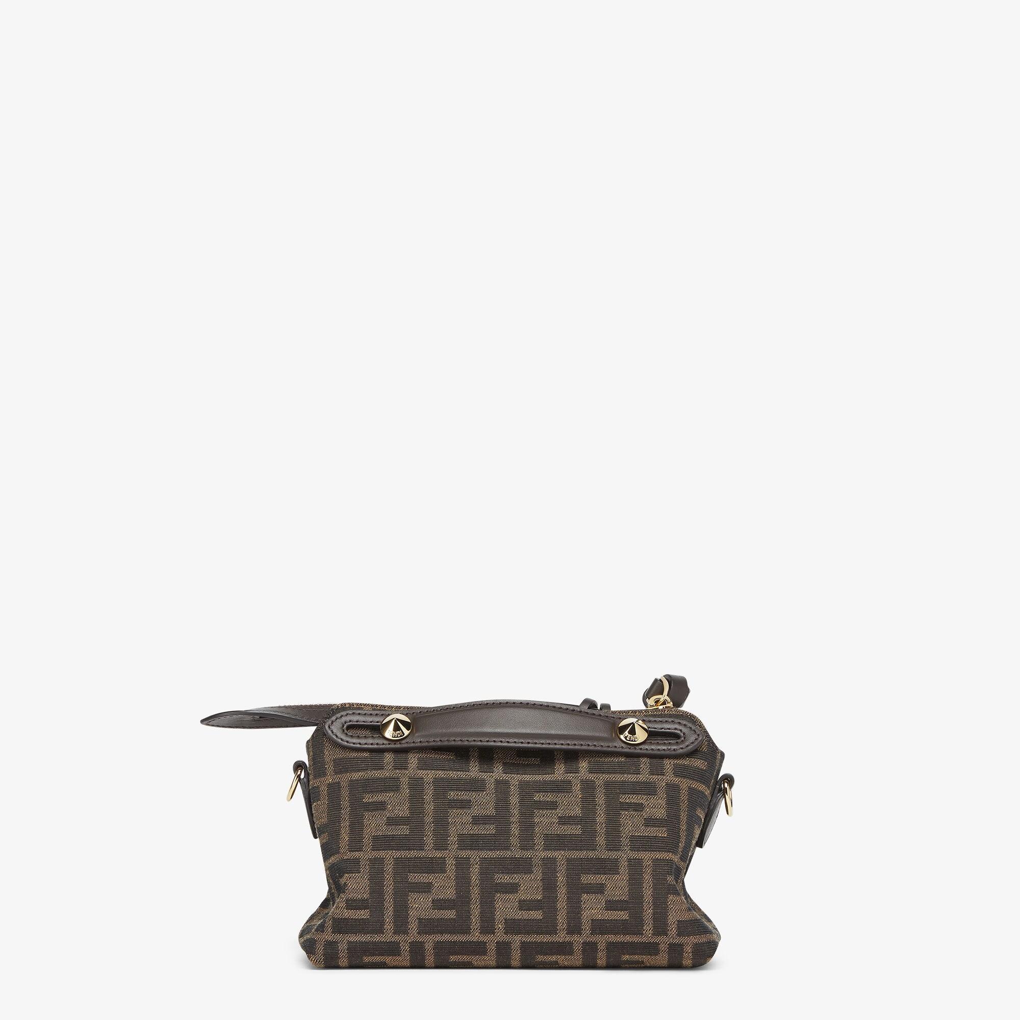 By The Way Soft MiniBrown FF jacquard fabric mini bag Product Image